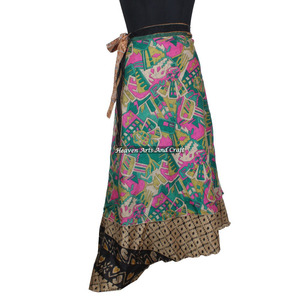Faldas Envolventes de Seda con Gran Descuento, Tenerife, Islas Canarias, Estilo Boho, Multicolor, Ropa de Verano, Cómoda y a la Moda - Product Image 3