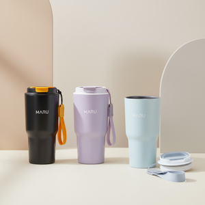 Gobelet isotherme léger en acier inoxydable SUS 304 de 20 oz, bouteille sous vide portable avec revêtement céramique en titane, maintien thermique de 6 à 12 heures - Product Image 1