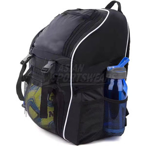 Sac de football en polyester résistant aux déchirures avec fermeture éclair pour une gestion sécurisée de l'équipement d'équipe - Product Image 2