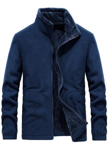 Winter Outdoor Casual Hooded Solid Zipper Front Quick-drying Woven <b>Fleece</b>-<b>lined</b> Breathable <b>Waterproof</b> Windproof Stretch Regular - Product Image 6