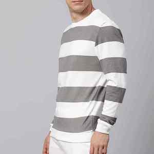 Nouveaux Sweat-shirts d'hiver personnalisés pour hommes, col rond, 100% coton molletonné respirant, avec logo personnalisé, style décontracté - Product Image 2
