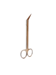 Tijeras Angulares Profesionales para Iris, de Acero Inoxidable de Grado Médico, para Disección Fina en Cirugía Plástica y Microcirugía - Product Image 4