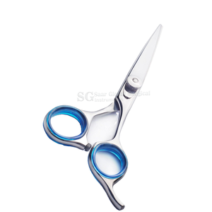 Ciseaux de coiffure professionnels en acier inoxydable pour droitiers, 28 dents, manche long, pour la coupe de cheveux à domicile, en salon ou chez le barbier - Product Image 5