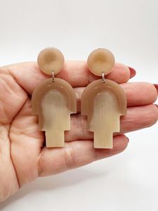 อุปกรณ์งานฝีมือทำต่างหูเรซิ่น DIY สำหรับทำเครื่องประดับแฟชั่น อุปกรณ์เสริมต่างหูเรซิ่น ชิ้นส่วนตกแต่งทำมือ - Product Image 6