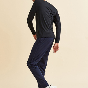 Pantalones Deportivos Chino para Hombre, Diseño Nuevo, de Secado Rápido, Holgados, Transpirables, 100% Algodón, Cintura Elástica con Cordón Ajustable - Product Image 3