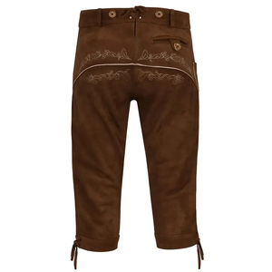 Conjunto de Kniebund de Cuero para Hombre, Estilo Bávaro Alemán, para Oktoberfest, Ecológico, Tallas Grandes, Color y Logotipo Personalizables (Camisa y Calcetines) - Product Image 4