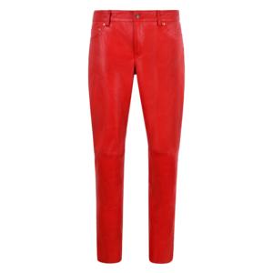 Pantalon sur mesure 100 % cuir Nappa véritable pour femme, noir, style jean décontracté, en cuir véritable souple, coupe ajustée et fuselée, tendance - Product Image 4