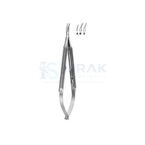 ที่จับเข็มผ่าตัดแบบมีลาย ยี่ห้อ Barraquer รุ่น Troutman ทำจากเหล็กกล้า - Product Image 3