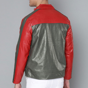 Customize Men's High Quality Waterproof Windproof Zipper Leather Jacket Winter Fashion New Design Wholesale High Street Style - Product Image 2