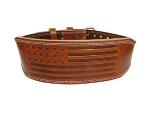 Ceinture de musculation en cuir de vachette souple, durable et confortable, avec boucle en acier inoxydable, soutien dorsal, imperméable, respirante et portable - Product Image 6