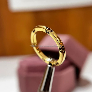 <strong>Ruby</strong> Stacking Ring Thin Red Gemstone Band for Women, Dainty Handmade Jewelry, Elegant Gift for Her - Product Image 1