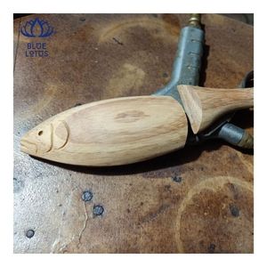 SUPERIOR <b>MATERIAL</b> Wooden Fish Decor 2026 Smooth Strong Wood for Shelf Styling and Display Use Supports Chewing and Daily Use - Product Image 4