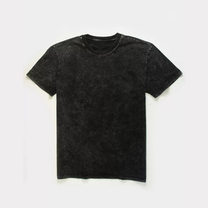 T-shirts en coton lavé 100 % de haute qualité pour hommes, vente en gros, poids lourd, respirants, séchage rapide, coupe classique avec option OEM - Product Image 2