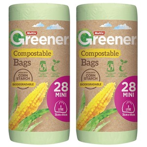 Sacs poubelles écologiques jetables biodégradables compostables à soufflet de fond en rouleau HDPE D2W avec impression par tampographie plastique thermosoudable - Product Image 5