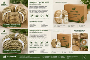 Agriculture Raw Seagrass Core High Quality Furniture Eco-friendly Handmade DIY <b>Roll</b> Home Decor Customized VIFARMEX Made Vietnam - Product Image 6