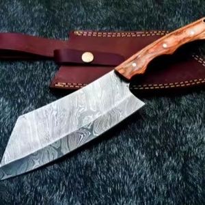 Heavy-Duty Carbon Steel Cleaver <b>Knife</b> Reliable, <b>Sharp</b> Blade for Tough Cuts. Strong, <b>Sharp</b> Blade for Effortless Cutting - Product Image 1