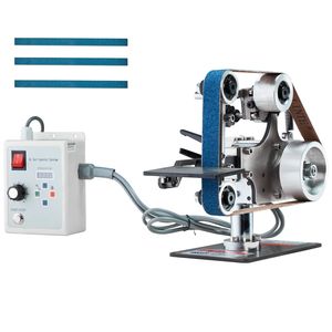 Levigatrice a Nastro a Velocità Variabile 550W, Lucidatrice 30 X 1 Pollice VFD con 2 Stampi per Levigatura - Product Image 5