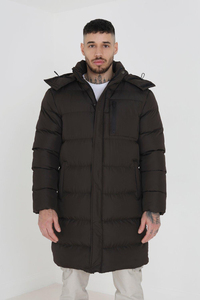 Manteau Quotidien Ultra-Chaud Solid Trader, Léger et Très Confortable, avec Coutures Simples, Doudoune Longue à Capuche, 70% - Product Image 4