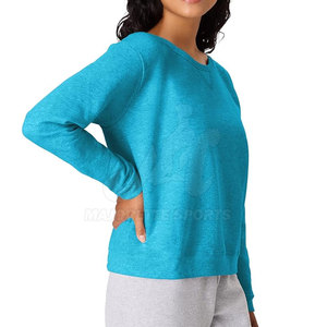เสื้อสเวตเชิ้ตผู้หญิงผ้าฝ้ายหนานุ่ม ทนทาน ใส่ได้ในฤดูหนาว บุขนแกะ อุ่น ระบายอากาศได้ดี เหมาะสำหรับทำงาน - Product Image 4