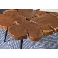 Table basse en bois et époxy, design moderne, bord naturel, écologique, durable, personnalisable, meubles de salon