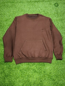 Sweat-shirt à col rond en molleton tricoté ample à imprimé hivernal pour homme - Product Image 2