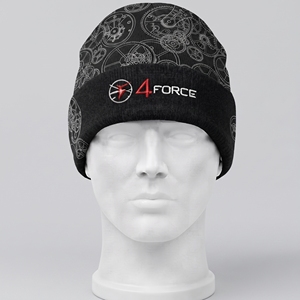 <b>Beanie</b> Cap Logo 3D Embroidery Sublimation Print Unisex Adult Autumn/Winter Warm Breathable Waterproof Acrylic <b>Beanie</b> Cap - Product Image 1