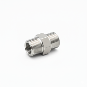 Acoplamiento de Conexión Hexagonal Roscado Macho de Acero Inoxidable y Acero Dulce 1/2" 1/4" OEM - Product Image 6