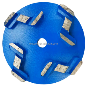 콘크리트 바닥 리노베이션을위한 이중 지그재그 그라인딩 세그먼트 단일 샤프 바 금속 바닥 패드 - Product Image 3