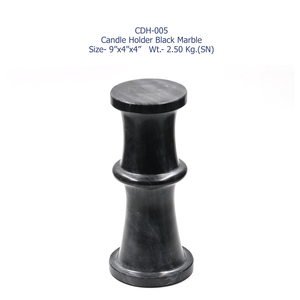 Elegance Black Marble <b>Candle</b> Holder Handcrafted Luxury Festive Decor Premium Quality Export Collection at <b>Bulk</b> Wholesale Price - Product Image 5