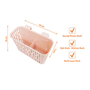 Égouttoir à vaisselle à 3 niveaux avec porte-ustensiles, égouttoir de cuisine pour assiettes, bols, tasses et rangement de couverts - Product Image 3
