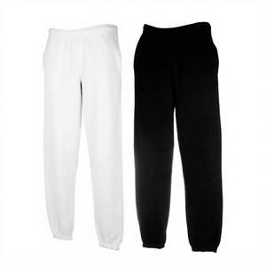 <b>Men</b> Sporty Elastic Waist Wholesale <b>Casual</b> Blank Straight Jogger Pants Cotton Polyester With Drawstring <b>Men</b> Sweatpants - Product Image 2