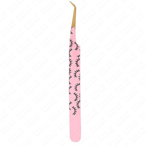 Pinzas para Pestañas de Acero Inoxidable Antiestáticas y Duraderas, Punta Puntiaguda, Herramienta de Precisión para Volumen de Pestañas, Logotipo Personalizado, Pestañas Rusas - Product Image 3