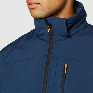 Veste coupe-vent et imperméable pour homme à manches longues, couleur unie, softshell, pour la randonnée et la neige, col montant, prix bas, fabrication pakistanaise - Product Image 5