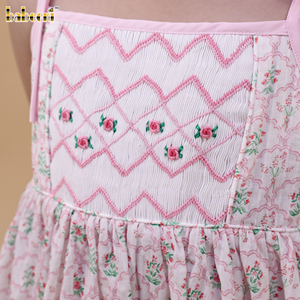 Robe de jardin pastel pour enfants DR4524 ODM - 100% coton écologique - Product Image 6