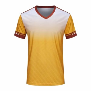 Camiseta de Fútbol Personalizada con Diseño Sencillo, Transpirable, de Secado Rápido, Ropa Deportiva para Equipos, Logotipo OEM, Camiseta de Fútbol Personalizada al por Mayor - Product Image 5