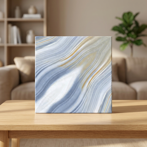 Les dalles de correspondance en marbre italien Staturario Venato conçoivent en fonction du client finition brillante 60x60cm Carreaux de sol en porcelaine 600x600mm taille personnalisée - Product Image 4