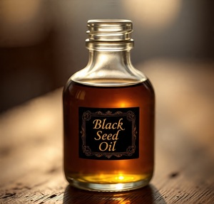 น้ำมันเมล็ดยี่หร่าดำบริสุทธิ์ 100% ออร์แกนิค HIMVEDA (Nigella Sativa) สกัดเย็น เกรดเครื่องสำอาง สำหรับบำรุงเส้นผมและผิว - Product Image 1