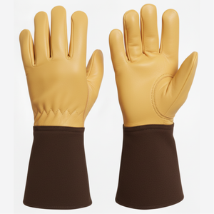 Factory Wholesale High-Quality Cowhide Welding <b>Glove</b> Heat-Resistant, <b>Warm</b> Winter-Ready Customizable Logo Available - Product Image 4