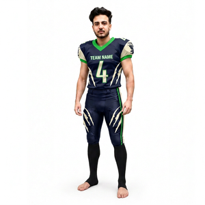 American <b>Football</b> Game Uniform Custom Jersey Pants Wholesale Team Sportswear Training Practice Apparel - Product Image 1