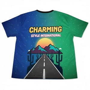 Camisetas Deportivas de Secado Rápido para Hombre, 100% Poliéster, Absorben la Humedad, Impresión por Sublimación Frontal, Antiarrugas, Transpirables - Product Image 2