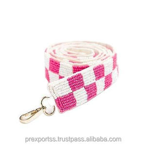 Custom Team Logo <b>Strap</b> Handmade Adjustable Crossbody Shoulder Belt Decorative Beaded <b>Bag</b> Purse <b>Replacement</b> Embroidery Gameday - Product Image 5