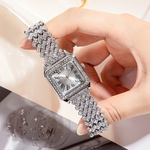 192062 Ensemble de bijoux pour homme 3 pièces - Montre élégante et collier et bracelet à maillons cubains - Product Image 6
