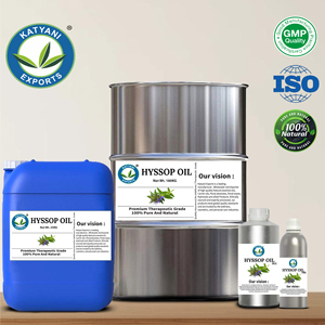 Industrial Grade 1 KG Hyssop <b>Essential</b> <b>Oil</b> Pure Hyssopus Officinalis Bulk Natural Steam Distilled <b>Oil</b> - By Katyani Exports India - Product Image 2