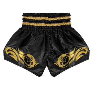 Pantalones Cortos de Muay Thai Personalizados con Sublimación 100% Poliéster para Adultos Unisex - Ligeros, Transpirables y de Corte Holgado - Product Image 3