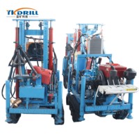 Haute qualité 150 200 mètre machine de forage de puits d'eau petite mini plate-forme de forage à vendre