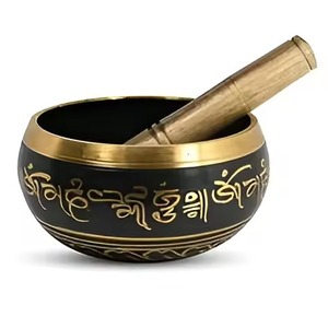Bol chantant en métal écologique de qualité supérieure pour la guérison sonore, la méditation, le yoga, la relaxation, la pratique spirituelle et les occasions de sympathie - Product Image 6