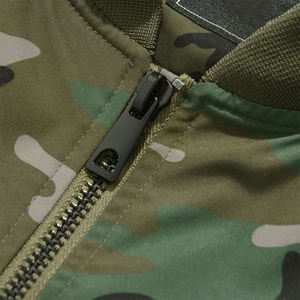 Chaqueta Bomber Unisex de Manga Regular, Suave, Holgada, Informal, Transpirable, Tejida, Ecológica, Anti-UV, Estilo Urbano - Product Image 4