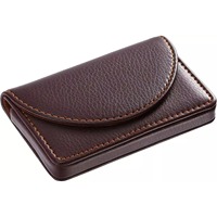 Dompet Kulit Tempat Kartu Kustom Mewah Berkualitas Tinggi Modern Grosir Pasokan Massal
