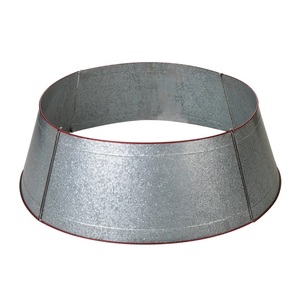 Customizable Antique Finished Blank Sublimation Christmas <b>Tree</b> <b>Stand</b> Modern Hammered Design Collar New Look Christmas Decoration - Product Image 3