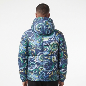 Chaqueta Acolchada Sublimada Personalizada para Hombre, Chaqueta de Invierno Cálida y Acolchada, Chaqueta de Poliéster con Cierre Completo para Exteriores - Product Image 2